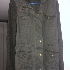 Army green jacket